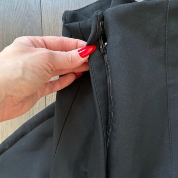 ZARA Black High Waisted Ankle Pants NWT - Picture 5 of 13